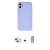 MARSİLYAN™- iPhone 11 Kılıf Ahenk Serisi - Siyah Joko Magic 5D Cam + Pers Alüminyum Kamera Lens - GI