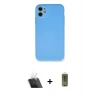 MARSİLYAN™- iPhone 11 Kılıf Ahenk Serisi - Siyah Joko Magic 5D Hayalet Cam + Kamera Lens Koruma Cam - SF