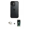 MARSİLYAN™- iPhone 11 Kılıf Akış Çizgi Koleksiyonu - Şeffaf 360 Full Body Arka Koruyucu + Pers Alüminyum Kamera Lens - GD