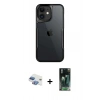 MARSİLYAN™- iPhone 11 Kılıf Akış Çizgi Koleksiyonu - Şeffaf 360 Full Body Arka Koruyucu + Pers Alüminyum Kamera Lens - GI