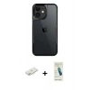 MARSİLYAN™- iPhone 11 Kılıf Akış Çizgi Koleksiyonu - Şeffaf Pasifik Cam Ekran Koruyucu + Renkli Kamera Lens Koruma Cam - YL