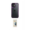 MARSİLYAN™- iPhone 11 Kılıf Akış Çizgi Koleksiyonu - Siyah 6D Mat Seramik Hayalet Nano Ekran Koruyucu