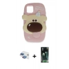 MARSİLYAN™- iPhone 11 Kılıf Akış Yansıma - Şeffaf 360 Full Body Arka Koruyucu + Pers Alüminyum Kamera Lens - GI