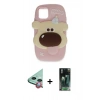 MARSİLYAN™- iPhone 11 Kılıf Akış Yansıma - Şeffaf 360 Full Body Arka Koruyucu + Raze Metal Kamera Lens - KI