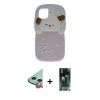 MARSİLYAN™- iPhone 11 Kılıf Akış Yansıma - Şeffaf 360 Full Body Arka Koruyucu + Raze Metal Kamera Lens - KI