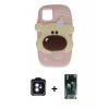 MARSİLYAN™- iPhone 11 Kılıf Akış Yansıma - Şeffaf 360 Full Body Arka Koruyucu + PVD Metal Kamera Lens - MI