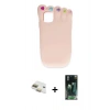 MARSİLYAN™- iPhone 11 Kılıf Akış Yansıma - Şeffaf 360 Full Body Arka Koruyucu + Pers Alüminyum Kamera Lens - GD