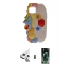 MARSİLYAN™- iPhone 11 Kılıf Akış Yansıma - Şeffaf 360 Full Body Arka Koruyucu + Raze Metal Kamera Lens - GS