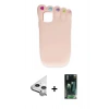 MARSİLYAN™- iPhone 11 Kılıf Akış Yansıma - Şeffaf 360 Full Body Arka Koruyucu + Raze Metal Kamera Lens - GS