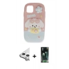 MARSİLYAN™- iPhone 11 Kılıf Akış Yansıma - Şeffaf 360 Full Body Arka Koruyucu + Raze Metal Kamera Lens - GS