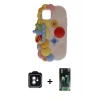 MARSİLYAN™- iPhone 11 Kılıf Akış Yansıma - Şeffaf 360 Full Body Arka Koruyucu + PVD Metal Kamera Lens - YL