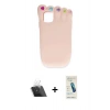 MARSİLYAN™- iPhone 11 Kılıf Akış Yansıma - Şeffaf Pasifik Cam Ekran Koruyucu + Kamera Lens Koruma Cam - SF