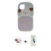 MARSİLYAN™- iPhone 11 Kılıf Akış Yansıma - Şeffaf Pasifik Cam Ekran Koruyucu + Pers Alüminyum Kamera Lens - KI