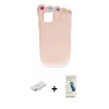 MARSİLYAN™- iPhone 11 Kılıf Akış Yansıma - Şeffaf Pasifik Cam Ekran Koruyucu + Renkli Kamera Lens Koruma Cam - SI