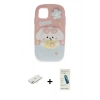 MARSİLYAN™- iPhone 11 Kılıf Akış Yansıma - Şeffaf Pasifik Cam Ekran Koruyucu + Renkli Kamera Lens Koruma Cam - SI