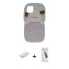 MARSİLYAN™- iPhone 11 Kılıf Akış Yansıma - Şeffaf Pasifik Cam Ekran Koruyucu + Renkli Kamera Lens Koruma Cam - SI