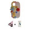 MARSİLYAN™- iPhone 11 Kılıf Akış Yansıma - Şeffaf Pasifik Cam Ekran Koruyucu + Raze Metal Kamera Lens - SH