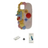 MARSİLYAN™- iPhone 11 Kılıf Akış Yansıma - Şeffaf Pasifik Cam Ekran Koruyucu + Renkli Kamera Lens Koruma Cam - TU
