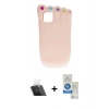 MARSİLYAN™- iPhone 11 Kılıf Akış Yansıma - Şeffaf Royal Nano Ekran Koruyucu + Kamera Lens Koruma Cam - SF