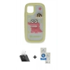 MARSİLYAN™- iPhone 11 Kılıf Akış Yansıma - Şeffaf Royal Nano Ekran Koruyucu + Kamera Lens Koruma Cam - SF