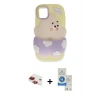 MARSİLYAN™- iPhone 11 Kılıf Akış Yansıma - Şeffaf Royal Nano Ekran Koruyucu + Pers Alüminyum Kamera Lens - KI