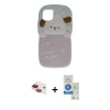 MARSİLYAN™- iPhone 11 Kılıf Akış Yansıma - Şeffaf Royal Nano Ekran Koruyucu + Pers Alüminyum Kamera Lens - KI