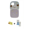 MARSİLYAN™- iPhone 11 Kılıf Akış Yansıma - Şeffaf Royal Nano Ekran Koruyucu + Rainbow Kamera Lens Koruma Cam - KI
