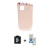 MARSİLYAN™- iPhone 11 Kılıf Akış Yansıma - Şeffaf Royal Nano Ekran Koruyucu + PVD Metal Kamera Lens - MI