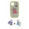 MARSİLYAN™- iPhone 11 Kılıf Akış Yansıma - Şeffaf Royal Nano Ekran Koruyucu + Raze Metal Kamera Lens - MR