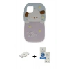 MARSİLYAN™- iPhone 11 Kılıf Akış Yansıma - Şeffaf Royal Nano Ekran Koruyucu + Renkli Kamera Lens Koruma Cam - PE