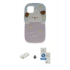 MARSİLYAN™- iPhone 11 Kılıf Akış Yansıma - Şeffaf Royal Nano Ekran Koruyucu + Renkli Kamera Lens Koruma Cam - TU