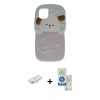 MARSİLYAN™- iPhone 11 Kılıf Akış Yansıma - Şeffaf Royal Nano Ekran Koruyucu + Renkli Kamera Lens Koruma Cam - YL