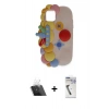 MARSİLYAN™- iPhone 11 Kılıf Akış Yansıma - Şeffaf Uv Polymer Nano Ekran Koruyucu + Kamera Lens Koruma Cam - SF