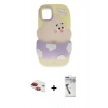 MARSİLYAN™- iPhone 11 Kılıf Akış Yansıma - Şeffaf Uv Polymer Nano Ekran Koruyucu + Pers Alüminyum Kamera Lens - KI
