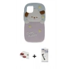 MARSİLYAN™- iPhone 11 Kılıf Akış Yansıma - Şeffaf Uv Polymer Nano Ekran Koruyucu + Pers Alüminyum Kamera Lens - KI
