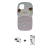 MARSİLYAN™- iPhone 11 Kılıf Akış Yansıma - Şeffaf Uv Polymer Nano Ekran Koruyucu + Pers Alüminyum Kamera Lens - LT
