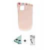 MARSİLYAN™- iPhone 11 Kılıf Akış Yansıma - Şeffaf Uv Polymer Nano Ekran Koruyucu + Mavi Raze Metal Kamera Lens