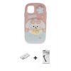 MARSİLYAN™- iPhone 11 Kılıf Akış Yansıma - Şeffaf Uv Polymer Nano Ekran Koruyucu + Renkli Kamera Lens Koruma Cam - PE