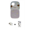 MARSİLYAN™- iPhone 11 Kılıf Akış Yansıma - Şeffaf Uv Polymer Nano Ekran Koruyucu + Pers Alüminyum Kamera Lens - GD