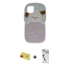 MARSİLYAN™- iPhone 11 Kılıf Akış Yansıma - Şeffaf Uv Polymer Nano Ekran Koruyucu + Rainbow Kamera Lens Koruma Cam - KI