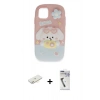 MARSİLYAN™- iPhone 11 Kılıf Akış Yansıma - Şeffaf Uv Polymer Nano Ekran Koruyucu + Renkli Kamera Lens Koruma Cam - SI