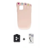 MARSİLYAN™- iPhone 11 Kılıf Akış Yansıma - Şeffaf Uv Polymer Nano Ekran Koruyucu + PVD Metal Kamera Lens - SH