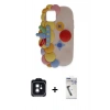 MARSİLYAN™- iPhone 11 Kılıf Akış Yansıma - Şeffaf Uv Polymer Nano Ekran Koruyucu + PVD Metal Kamera Lens - SH