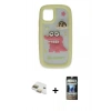 MARSİLYAN™- iPhone 11 Kılıf Akış Yansıma - Siyah 34D Hayalet Izgaralı Cam + Pers Alüminyum Kamera Lens - GD