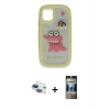 MARSİLYAN™- iPhone 11 Kılıf Akış Yansıma - Siyah 34D Hayalet Izgaralı Cam + Pers Alüminyum Kamera Lens - LT
