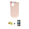 MARSİLYAN™- iPhone 11 Kılıf Akış Yansıma - Siyah 34D Hayalet Izgaralı Cam + Rainbow Kamera Lens Koruma Cam - KI