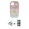 MARSİLYAN™- iPhone 11 Kılıf Akış Yansıma - Siyah 34D Hayalet Izgaralı Cam + Raze Metal Kamera Lens - GS