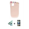 MARSİLYAN™- iPhone 11 Kılıf Akış Yansıma - Siyah 34D Hayalet Izgaralı Cam + Raze Metal Kamera Lens - MI