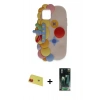 MARSİLYAN™- iPhone 11 Kılıf Akış Yansıma - Siyah 360 Mat Full Body Arka Koruyucu + Rainbow Kamera Lens Koruma Cam - KI