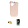 MARSİLYAN™- iPhone 11 Kılıf Akış Yansıma - Siyah 360 Mat Full Body Arka Koruyucu + Rainbow Kamera Lens Koruma Cam - KI